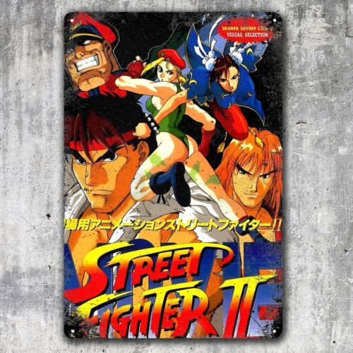 Retro Gaming Us - Poster Logam Video Game Retro Street