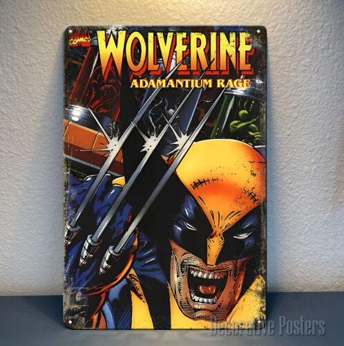 Retro Gaming Us - Poster Logam Video Game Retro Adamantium