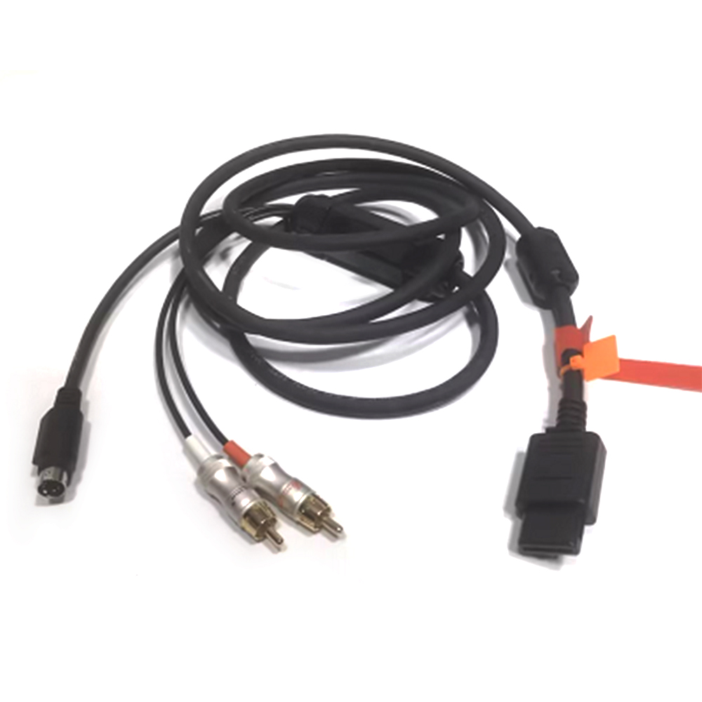 Retro Gaming Cables - SFC N64 NGC s-kabel Video berpelindung,