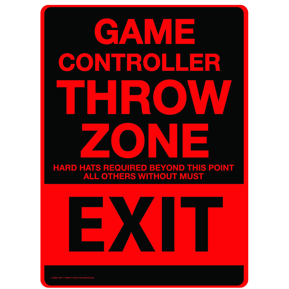 Retro Gaming Zone - Plakat Logam Vintage - Papan Tanda