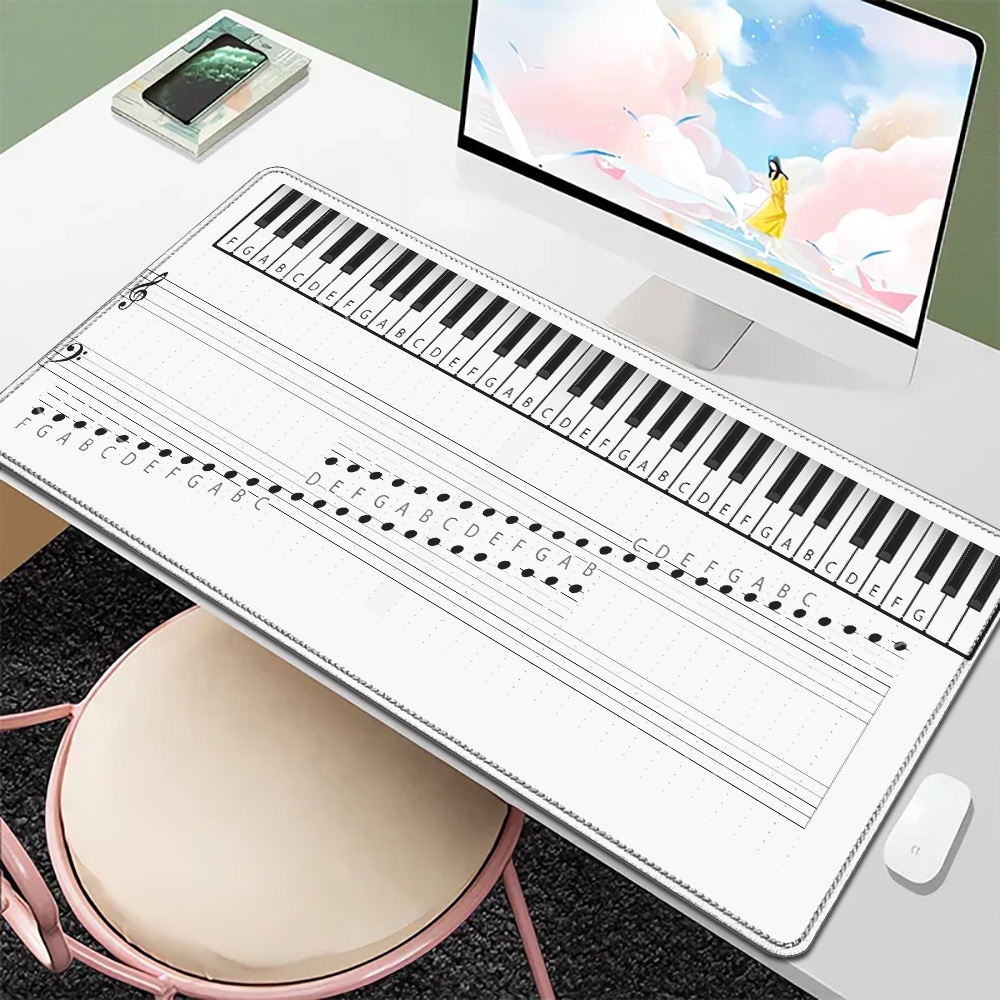 Retro Gaming Keyboard - Alas Meja Karet Anti Selip Ukuran