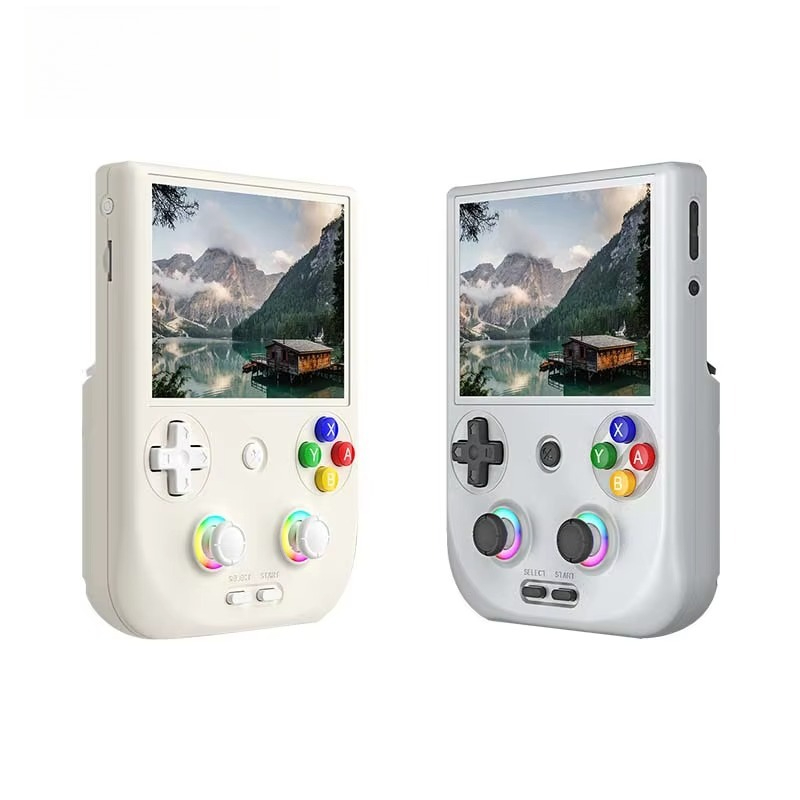 Retro Gaming Ps2 - Konsol Game Genggam Yo RG406V Lampu