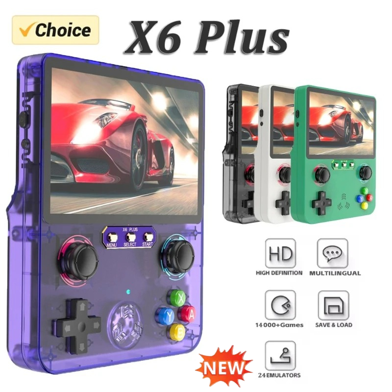 Retro Gaming X6 - Retro X6 Plus Konsol Game Genggam