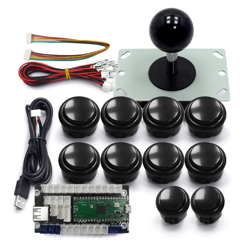 Retro Gaming Raspberry Pi - Kit DIY Game Arcade Copy Sanwa,