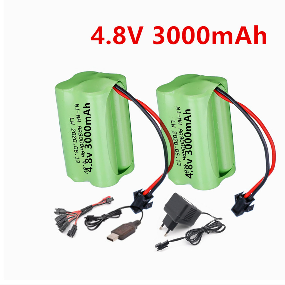 Rechargeable Battery Aa - Baterai Isi Ulang 4.8v 3000mAh dan