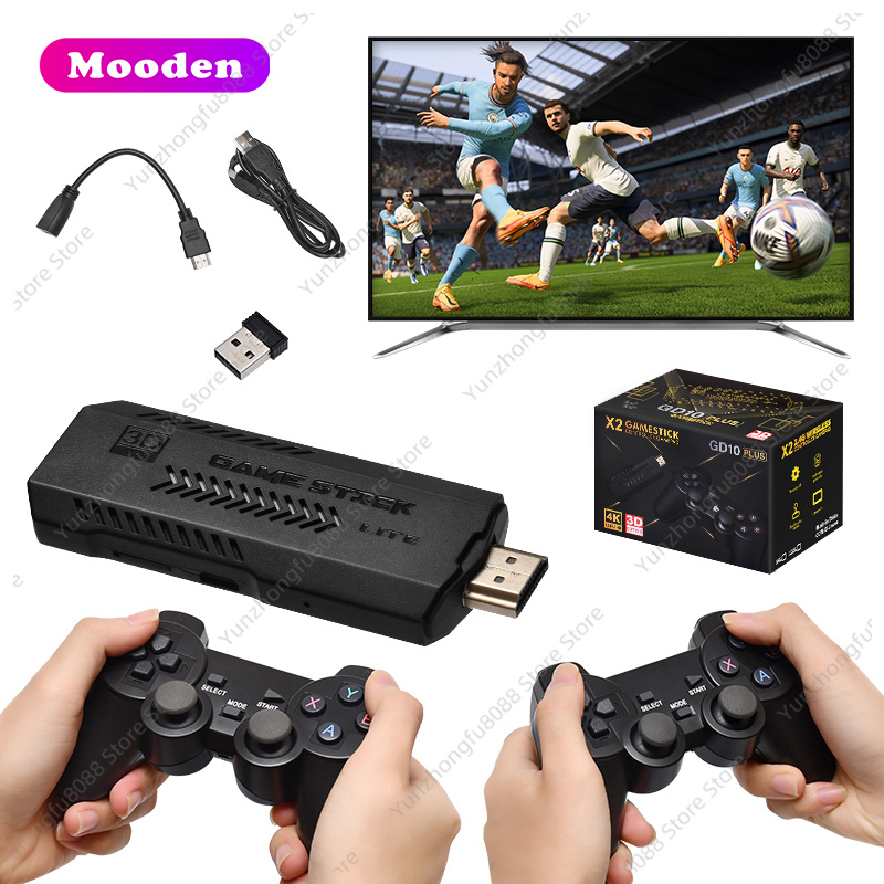 L GD10 Plus Game Stick 4k Blac - Retro Gaming X2 ulasan dan harga