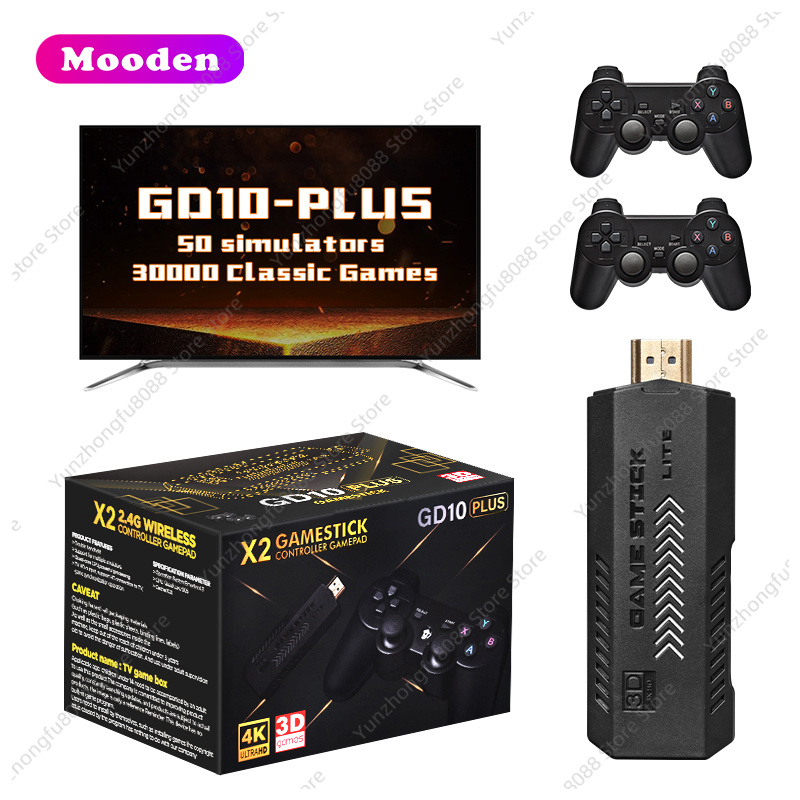 L GD10 Plus Game Stick 4k Blac - Retro Gaming X2 ulasan dan harga