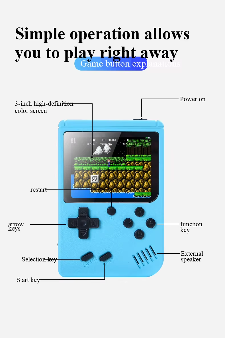 400 Dalam 1 Permainan MINI Kon - Retro Gaming On ulasan dan harga