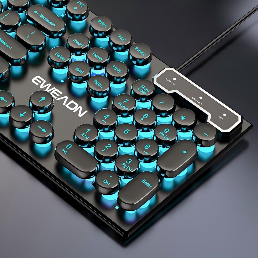 Keyboard Gaming Mesin Ketik EW - Retro Gaming Keyboard ulasan dan harga