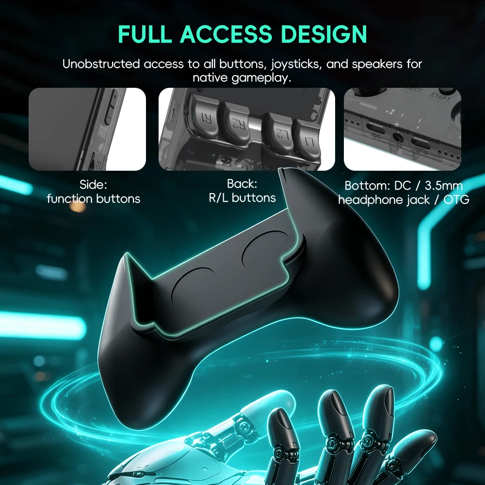 Pegangan Game Ergonomis Data F - Retro Gaming Handhelds ulasan dan harga
