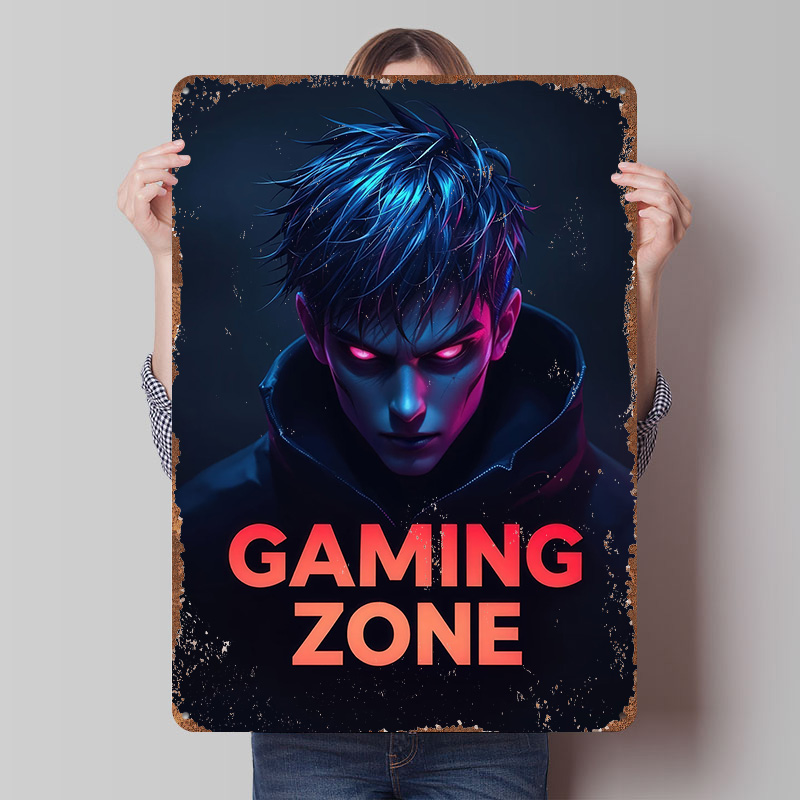 Poster Plakat Timah Potret Gam - Retro Gaming Zone ulasan dan harga
