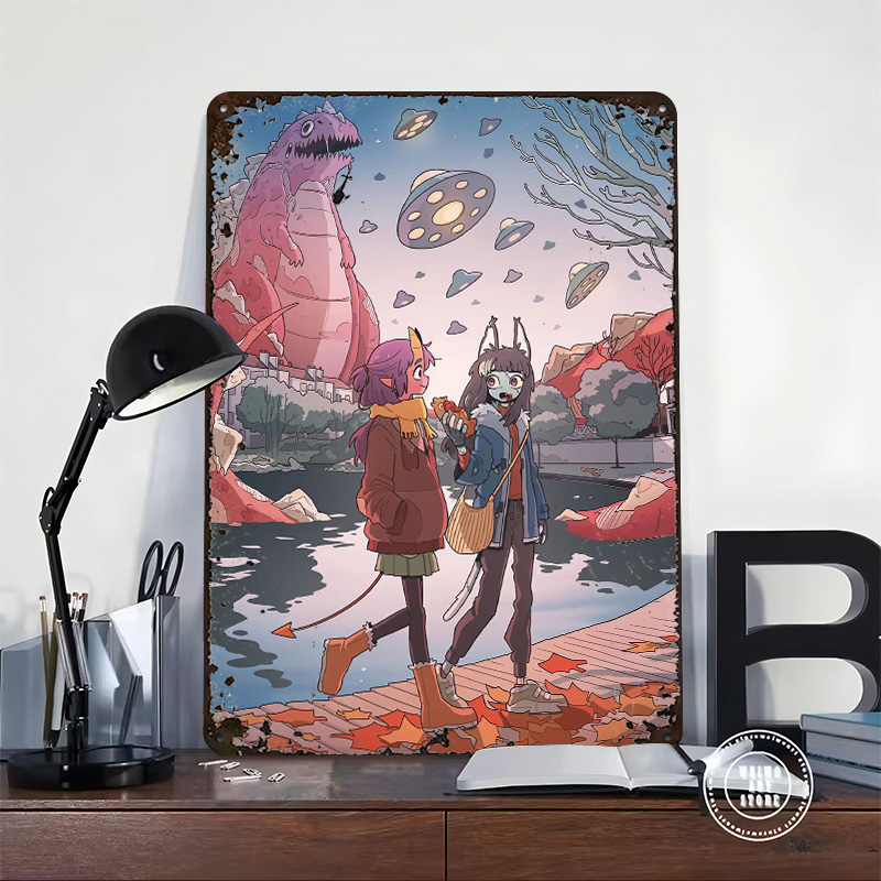 Poster Logam Bertekstur 3D Per - Retro Gaming On ulasan dan harga
