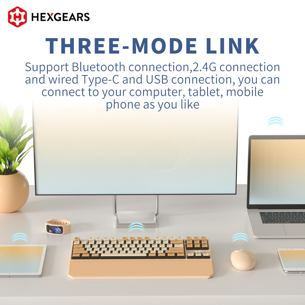 Hexgears X3Pro 2.4G Keyboard M - Retro Gaming Keyboard ulasan dan harga