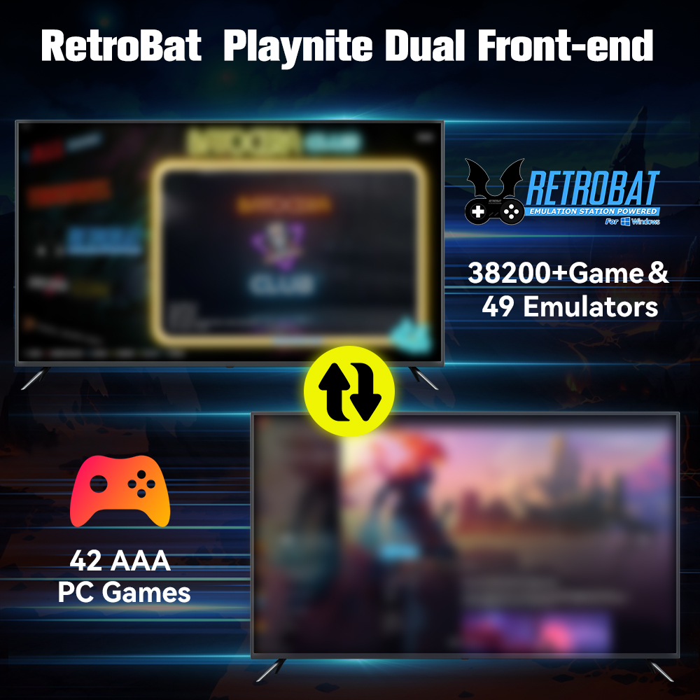 Sistem Retrobat & Playnite HDD - Retro Gaming Ps2 ulasan dan harga