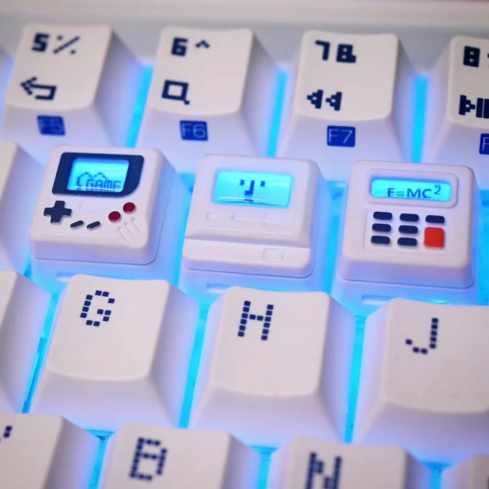 K-04 Set Keycap Retro Transpar - Retro Gaming Handhelds ulasan dan harga