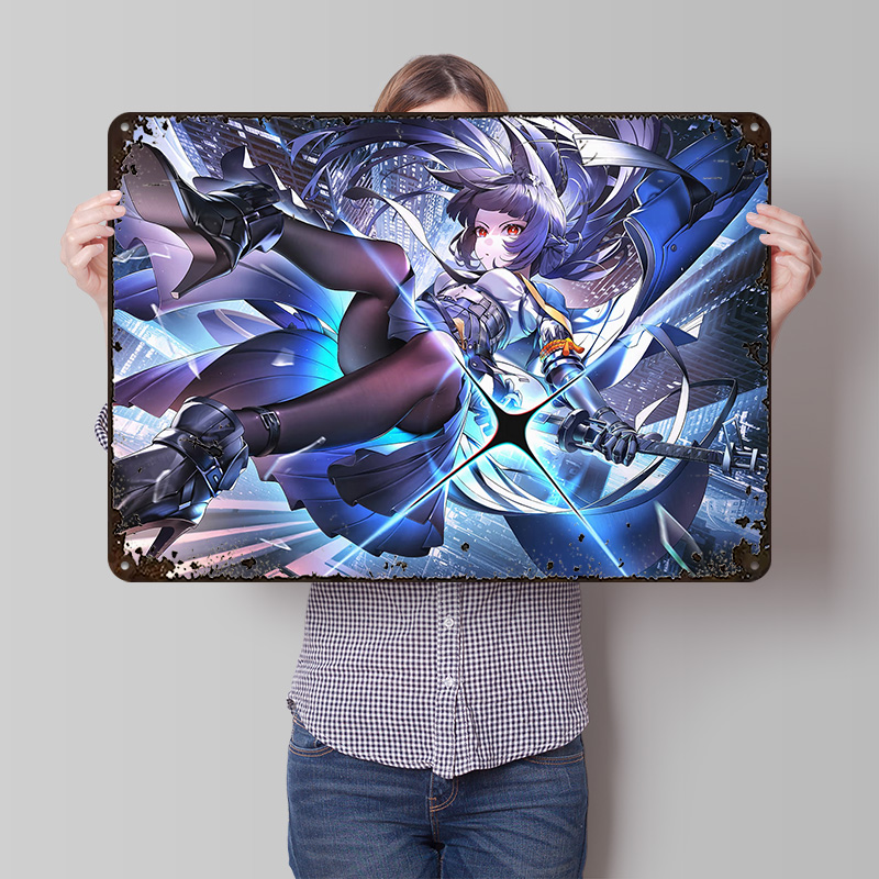 Poster Logam Hoshimi Miyabi Ze - Retro Gaming Zone ulasan dan harga