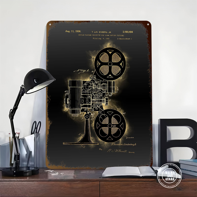 Poster Plat Timah Proyektor Ge - Retro Gaming With Projector ulasan dan harga