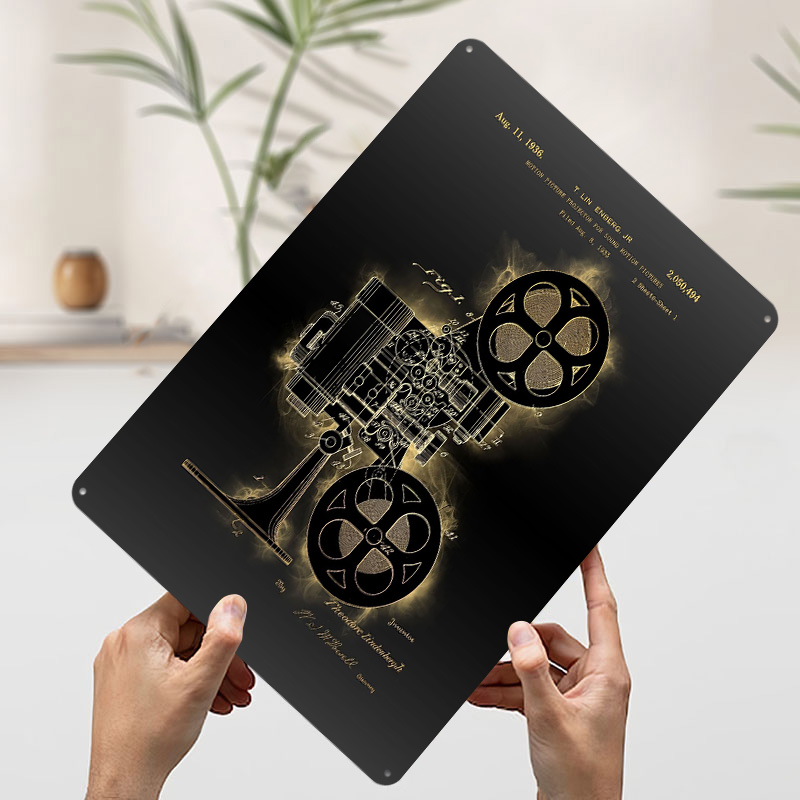 Poster Plat Timah Proyektor Ge - Retro Gaming With Projector ulasan dan harga