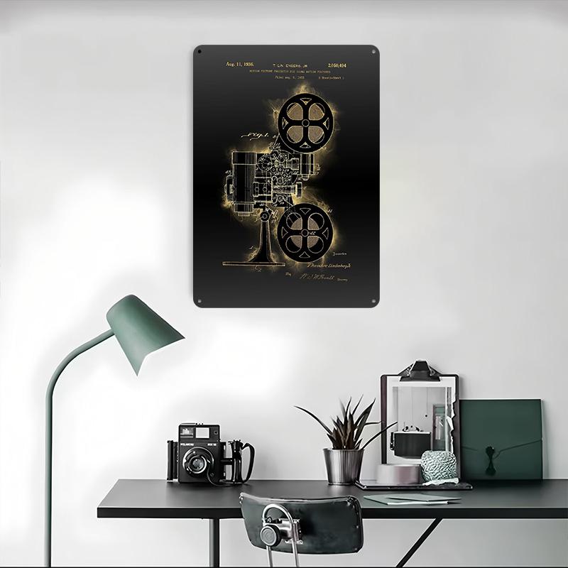 Poster Plat Timah Proyektor Ge - Retro Gaming With Projector ulasan dan harga
