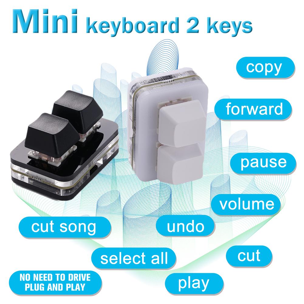 Keyboard Pemrograman Makro 2 T - Retro Gaming Keyboard ulasan dan harga