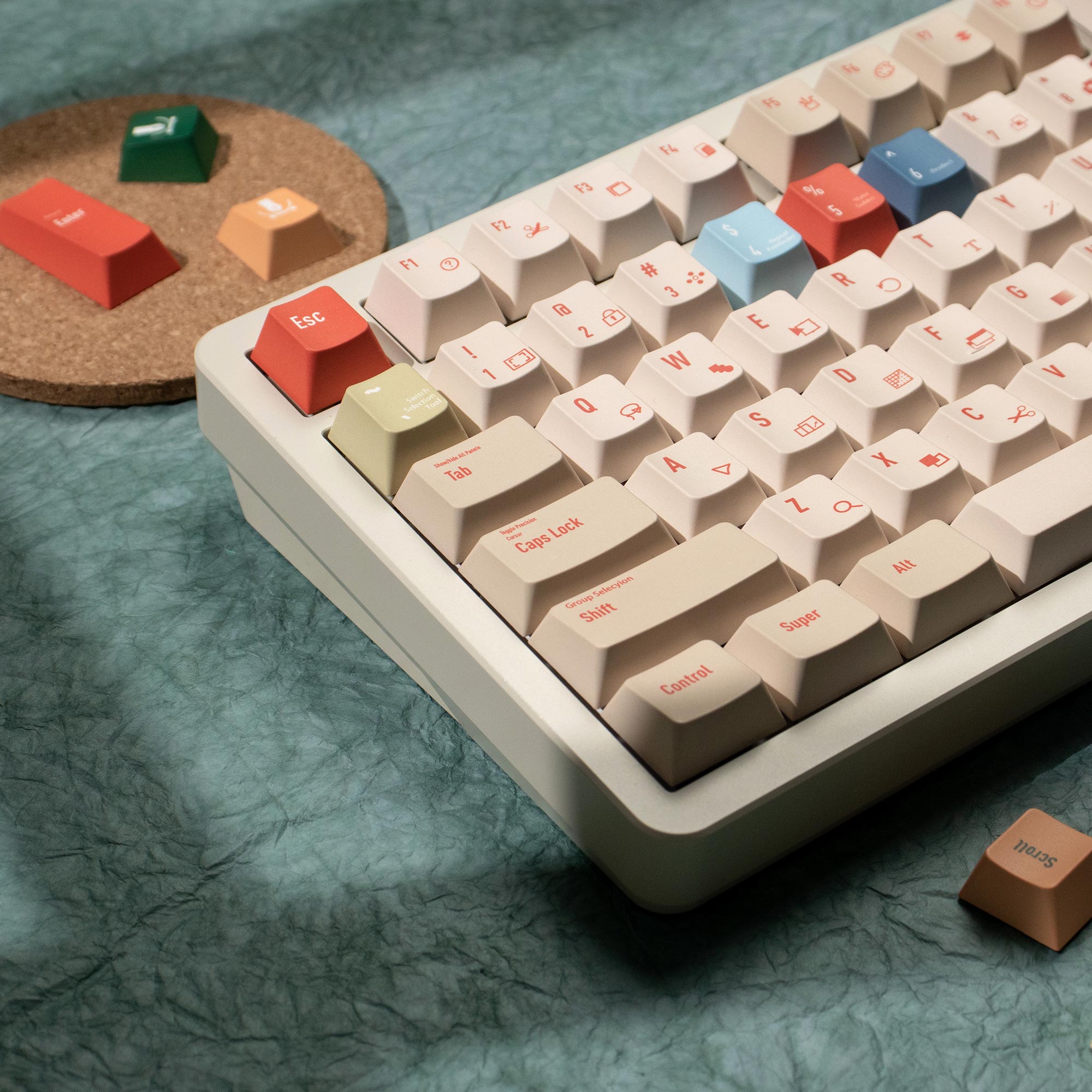 Keycap Illustrator DYE-SUB Che - Retro Gaming Keyboard ulasan dan harga
