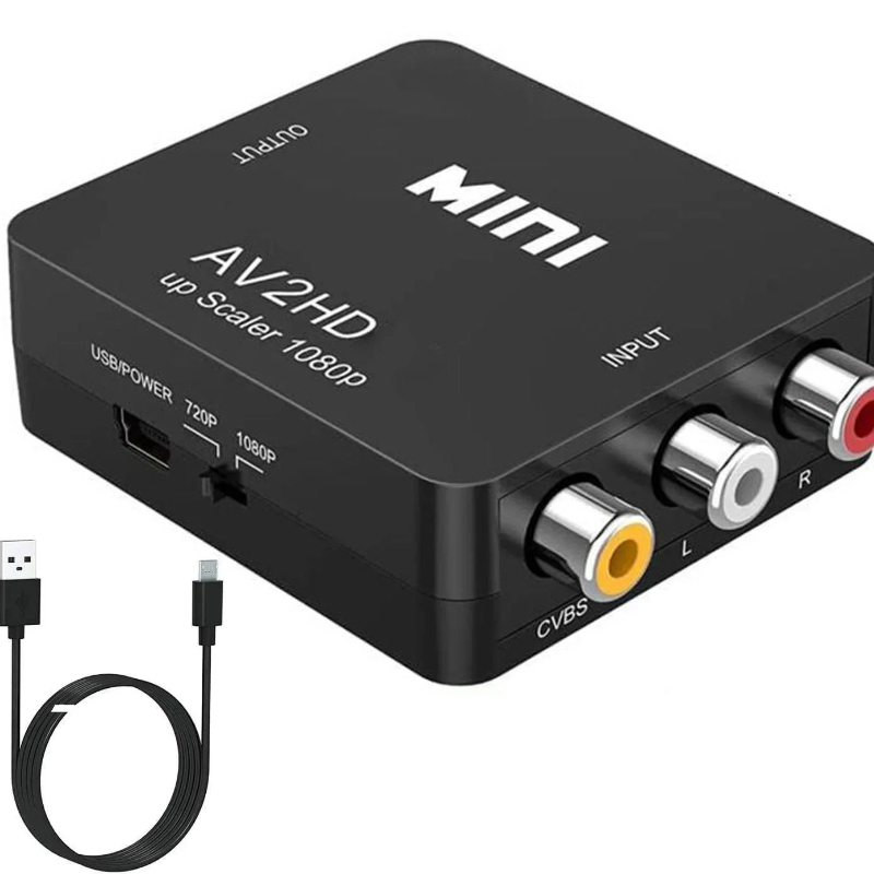 Konverter Mini AV ke HDMI 1080 - Retro Gaming With Projector ulasan dan harga