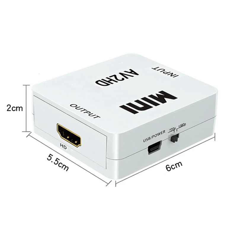 Konverter Mini AV ke HDMI 1080 - Retro Gaming With Projector ulasan dan harga